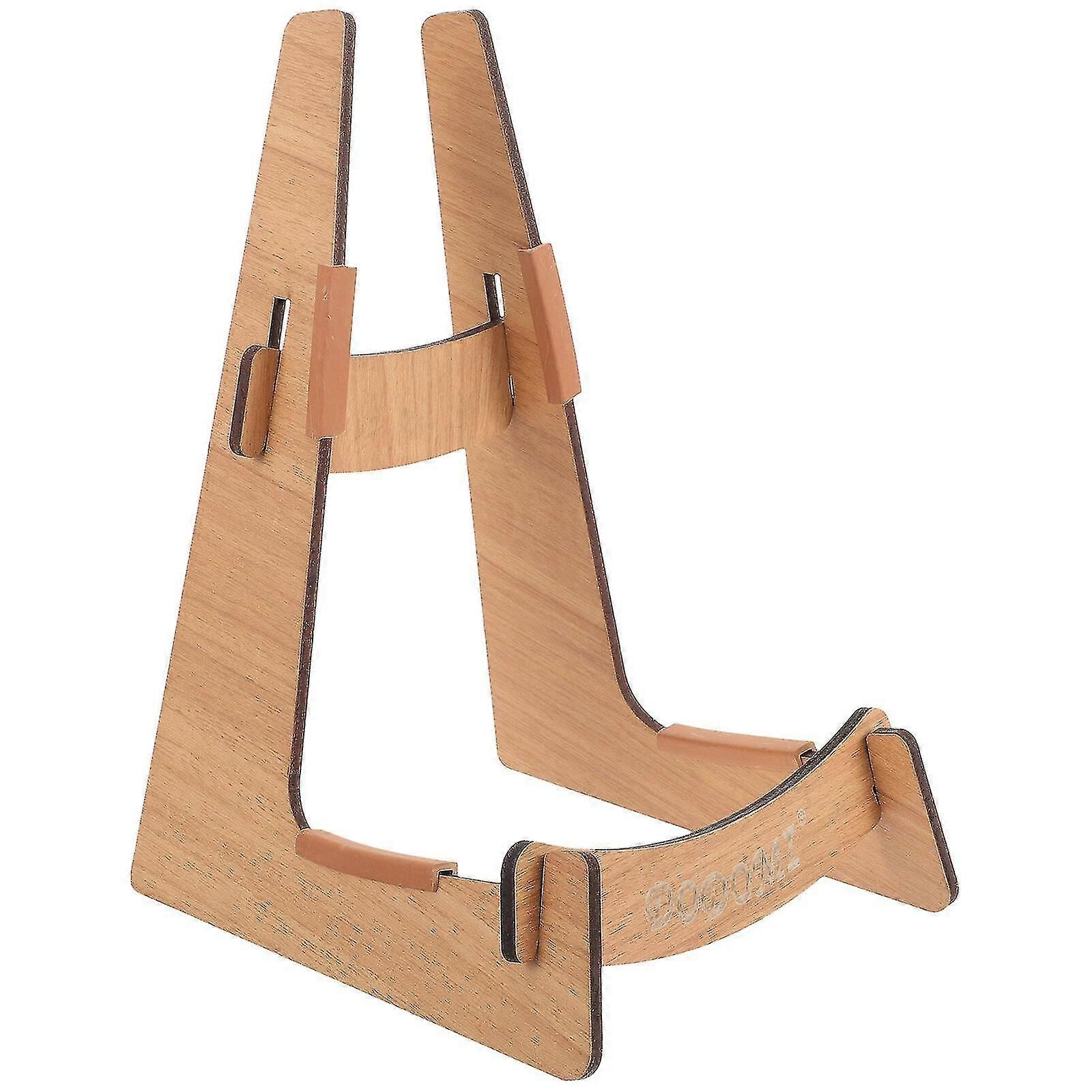 Gitarr Golvstativ Trä Gitarrstativ Golv Gitarr Support Stand Ukulele Förvaringsställ
