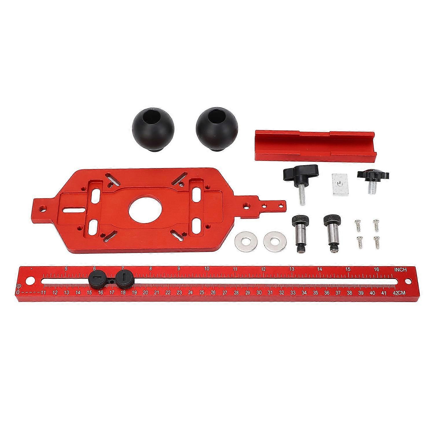 Router Frezen Groef Beugel Aluminiumlegering 3 in 1 Multifunctionele Router Cirkel Snijden Jig Gids