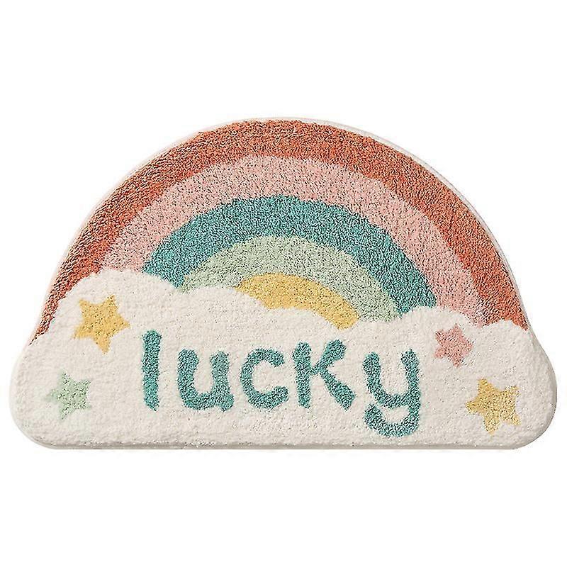 バスルームラグ、エクストラソフト吸収剤、滑り止めバスマット、17.8 x 29in