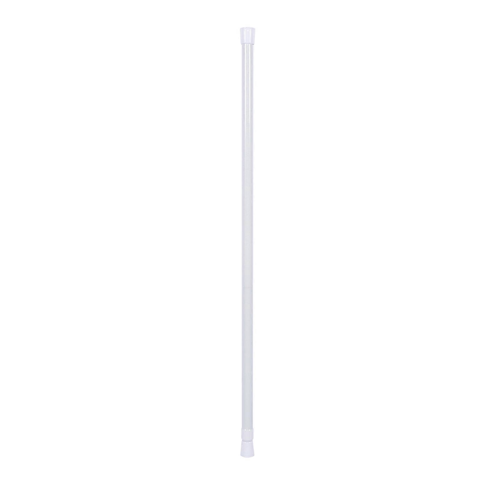 Extendable Spring Telescopic Shower Bathroom Window Curtain Rail Loaded Pole Rod 105‑190cm