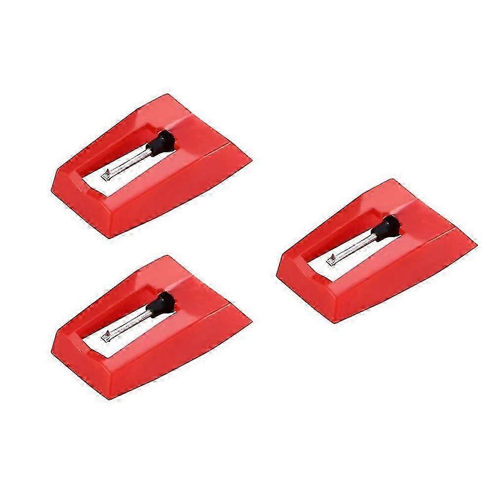 3Pcs erstatning Stylus Record Player Needle for LP platespiller fonograf platespiller grammofon tilbehør BF [