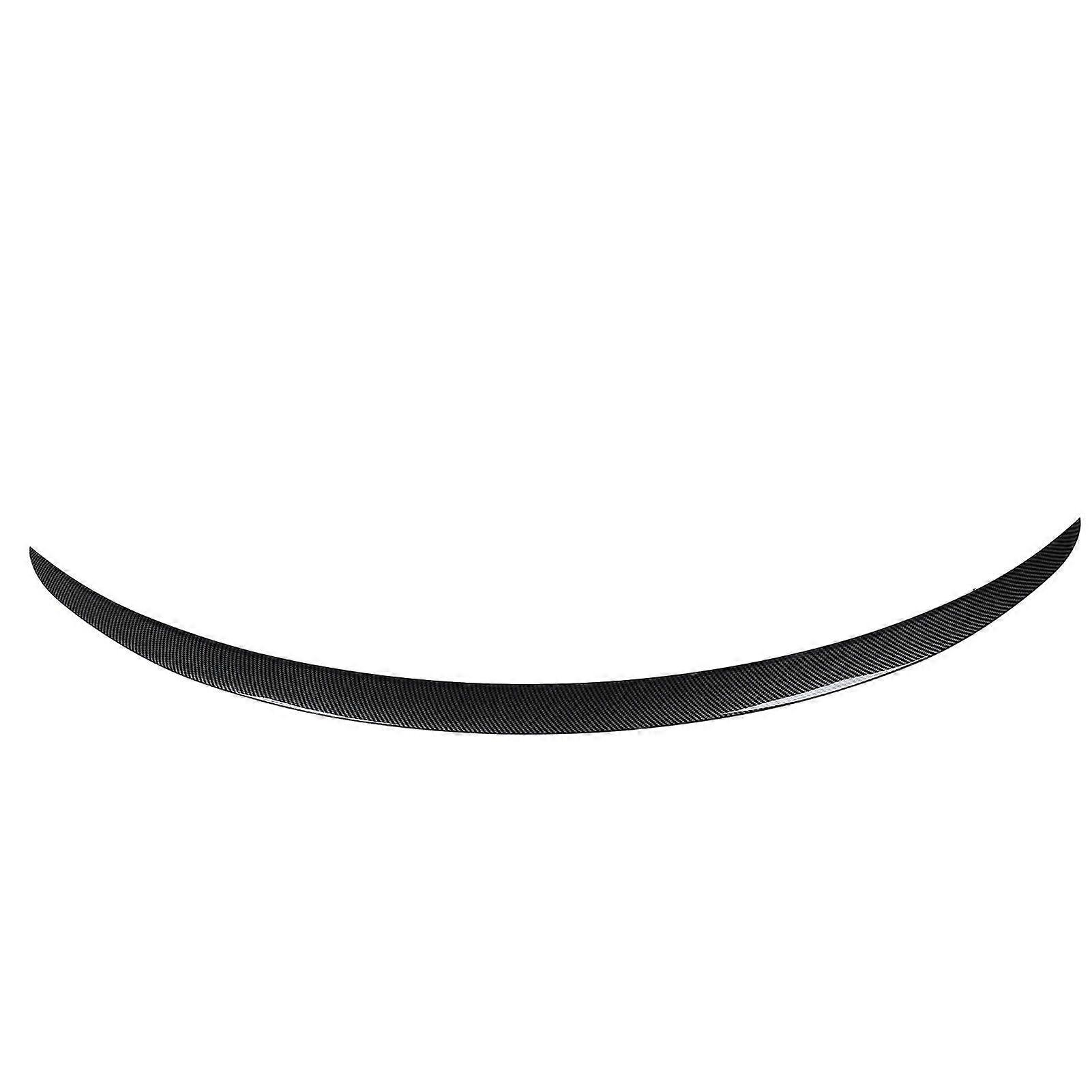 Rear Spoiler Trunk Wing Improved Stability Lightweight Design Replacement for Tesla Model 3 2017 to 2023 Glossy Carbon Fiber MK3718