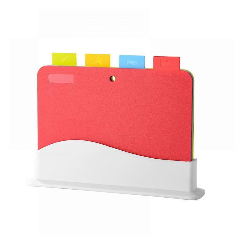 Thickened square PP plastic classification cutting board suit 4 colors raw classification plastic cutting board cutting board cutting board