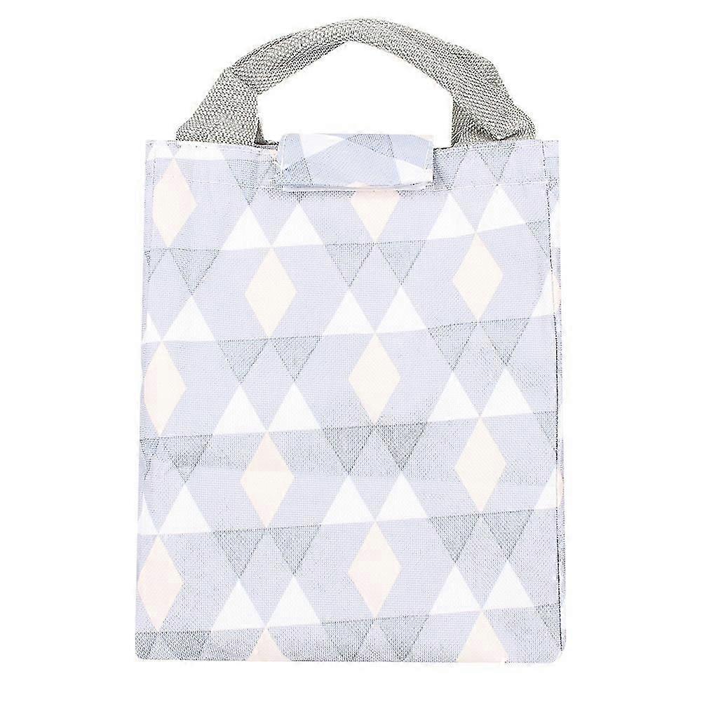 1Pc Portable Lunch Bag Picnic Bento Container Storage Case with Hook and Loop(Purple)