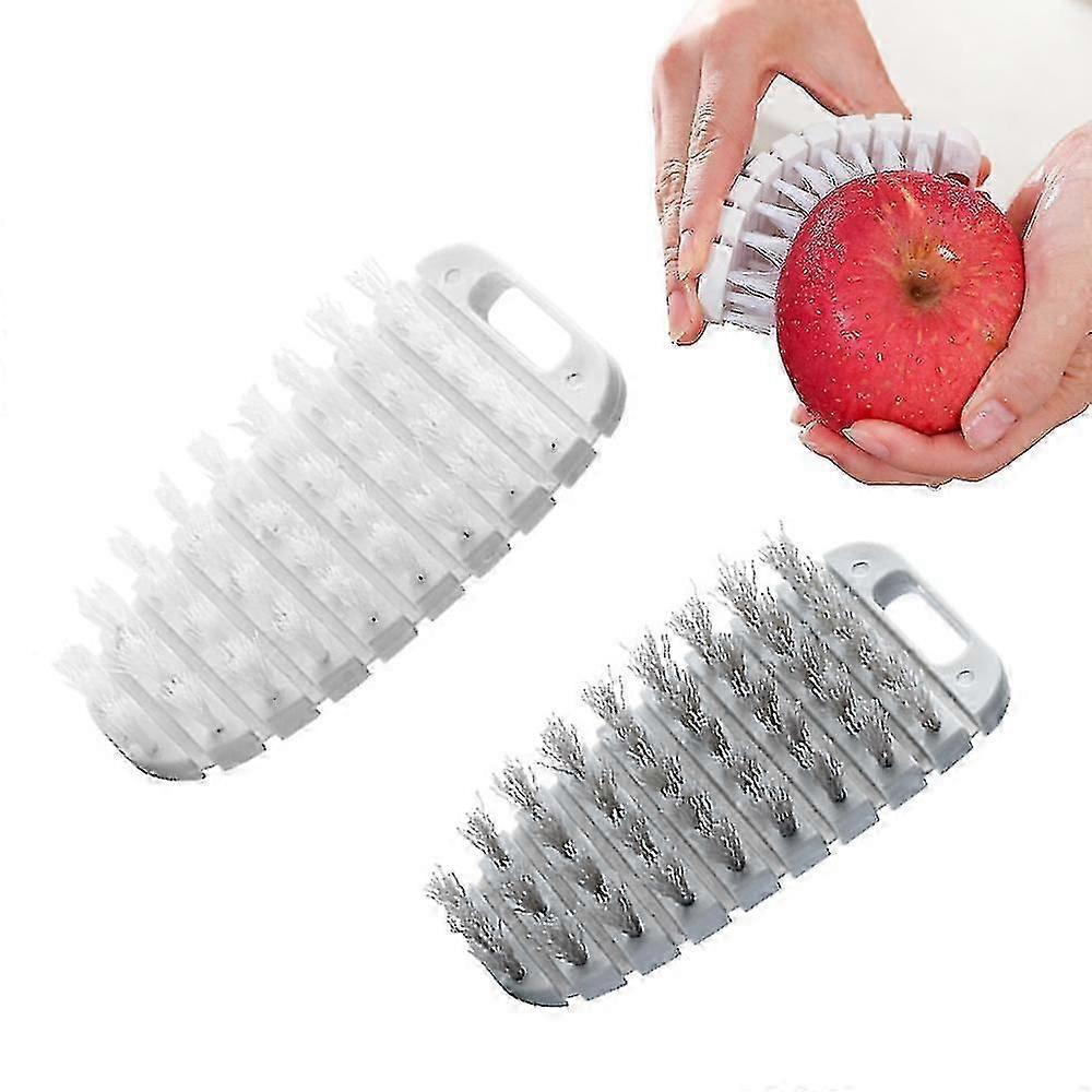 2 Pack Fruit And Vegetable Cleaning Brush Brush Scrubber Fruit Vegetable Brush Flexible Bendable