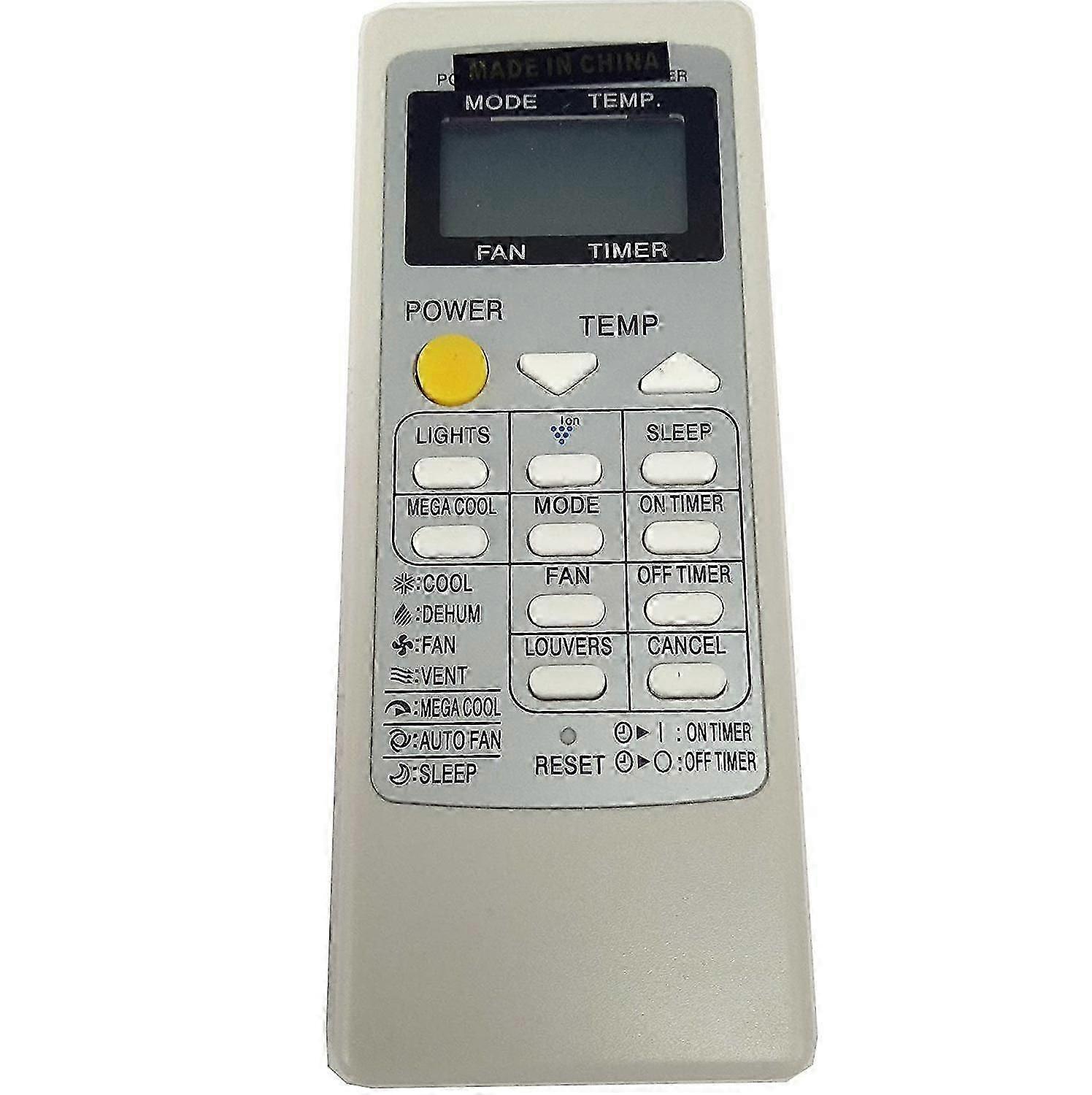 CRMC-A805JBEZ Portable Air Conditioner Remote Control