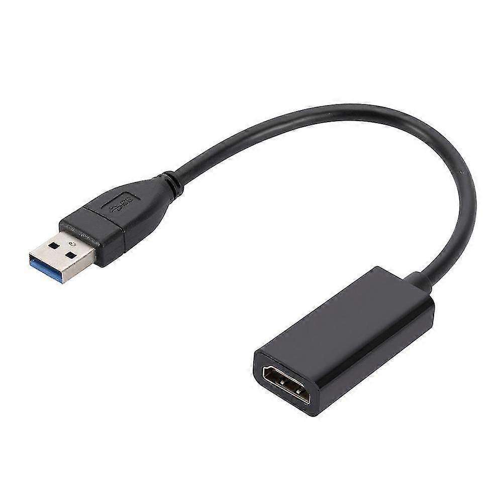 USB 3.0 转 HDMI 兼容适配器 HD 1080P USB 转 HDMI 转换器 Thunderbolt 笔记本电脑 MacBook 三星华为 Thunderbolt 外部音频视频适配器电缆
