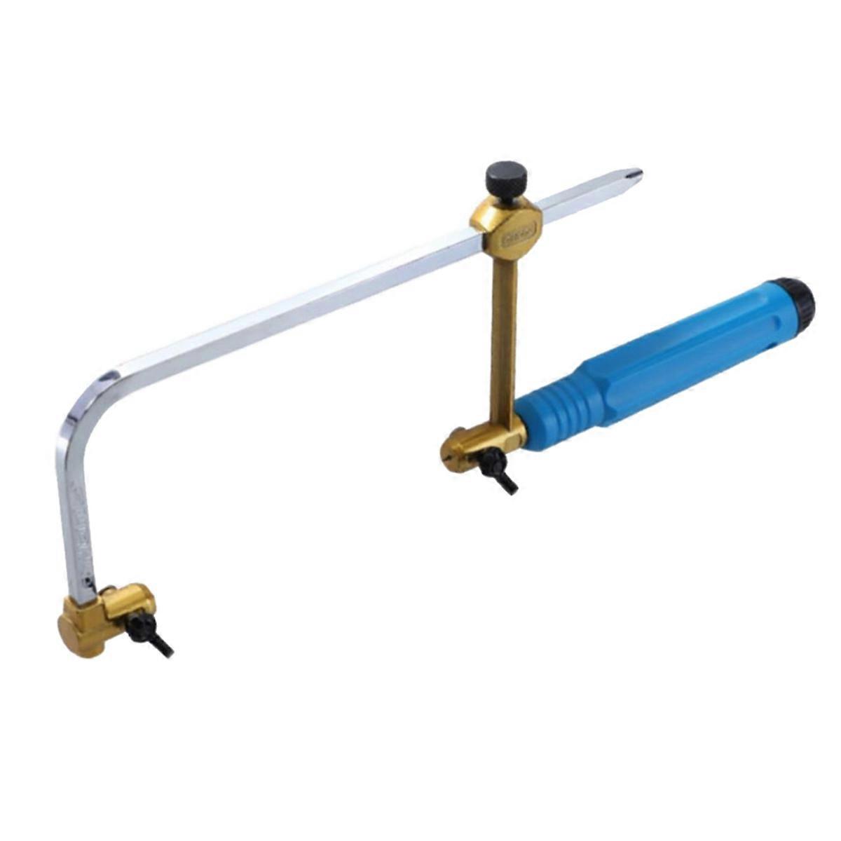 Adjustable Frame Sawbow U-Shape Coping Jig Saw for Craft Jewelry DIY Tool with Spiral Blades Tool Only Hand Saw