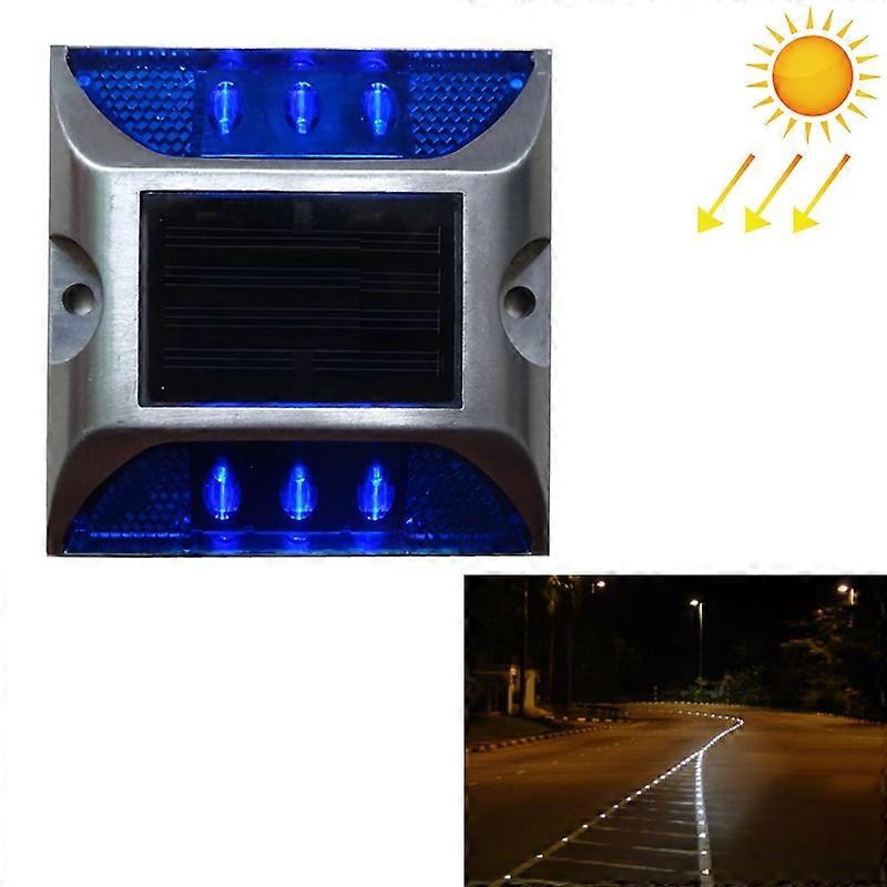 Solar Square Road Stud Light Car Guidance Light Road Deceleration Light, Flashing Bright Version