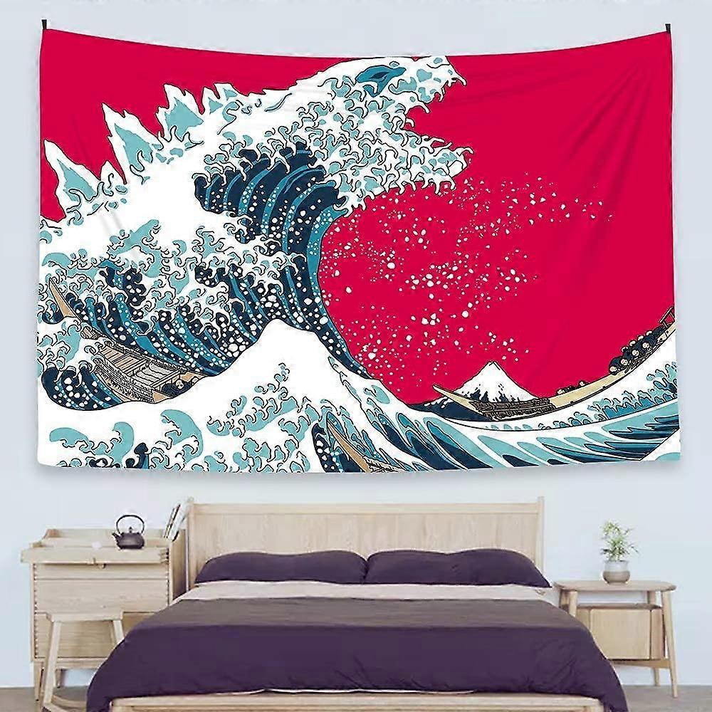 Japanese wave tapestry 59×78.7 inches