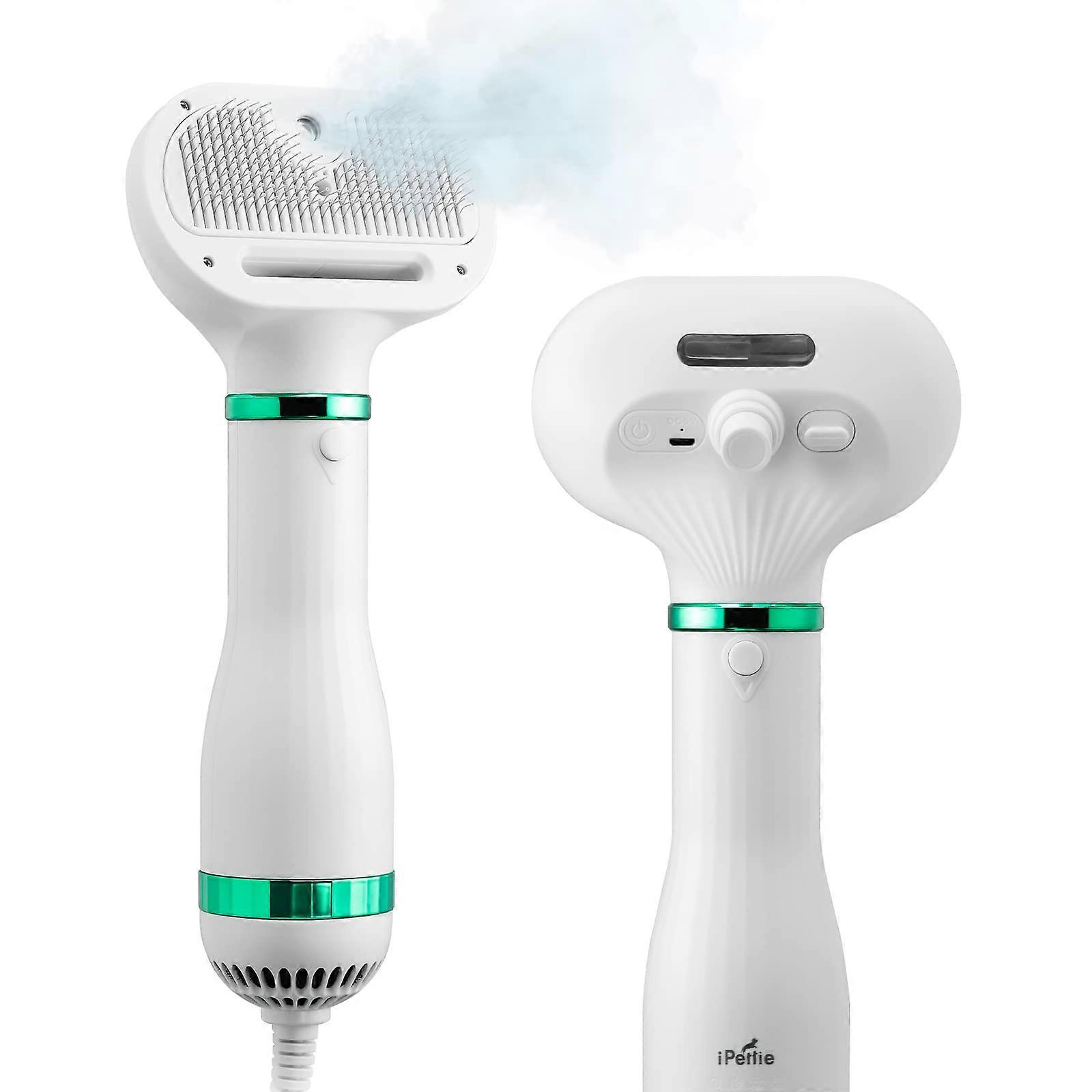 Pet hair dryer with comb for drying and moisturizing