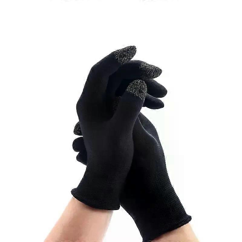 Breathable Game Controller Finger Cover Sweat Proof Gaming Finger Gloves Non-Scratch Sleeve Sensitive Nylon Mobile Touch