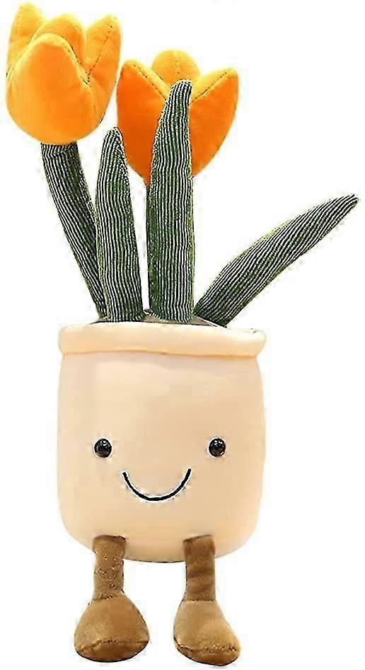 Tulip Flower Succulent Hug Plush Doll