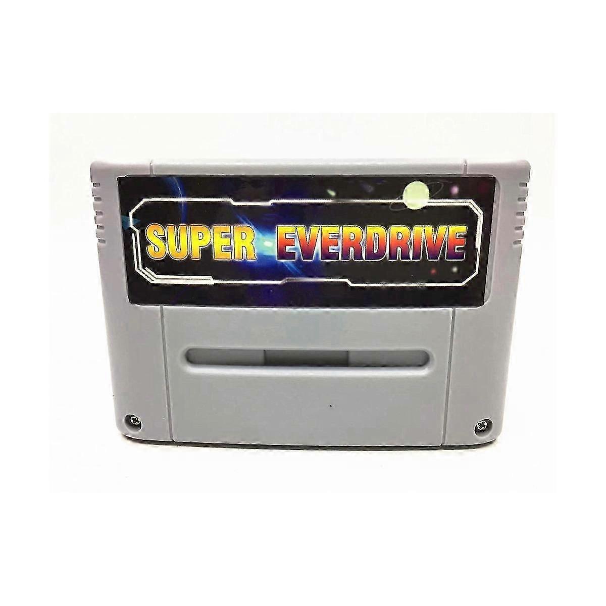 Super 800 in 1 Pro Remix Game Card For SNES 16 Bit Video Game Console Super EverDrive Cartridge, Grey