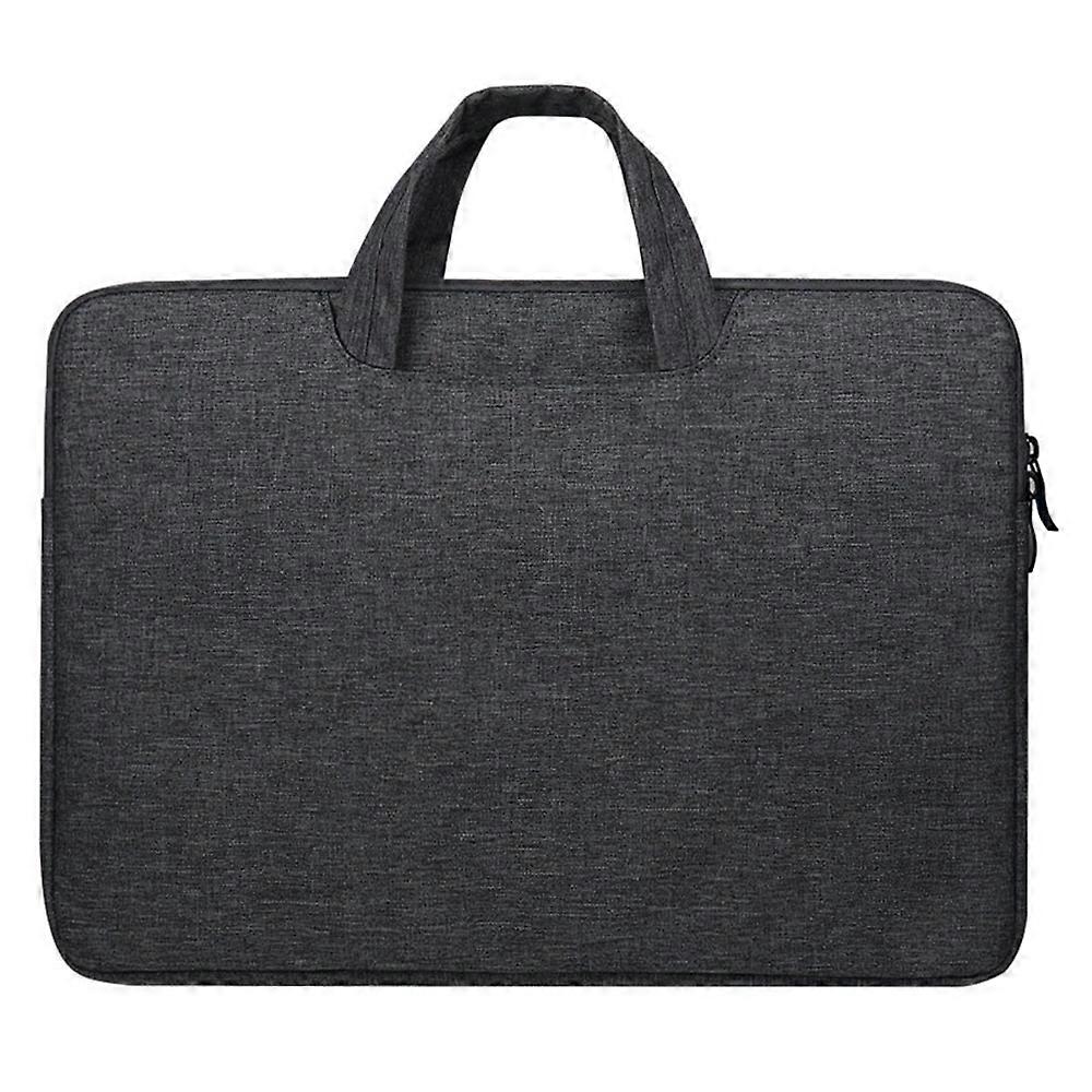 12 Inch Laptop Bag Water-Resistant Oxford Fabric Shockproof Carrying Case Computer Sleeve - Dark Gre