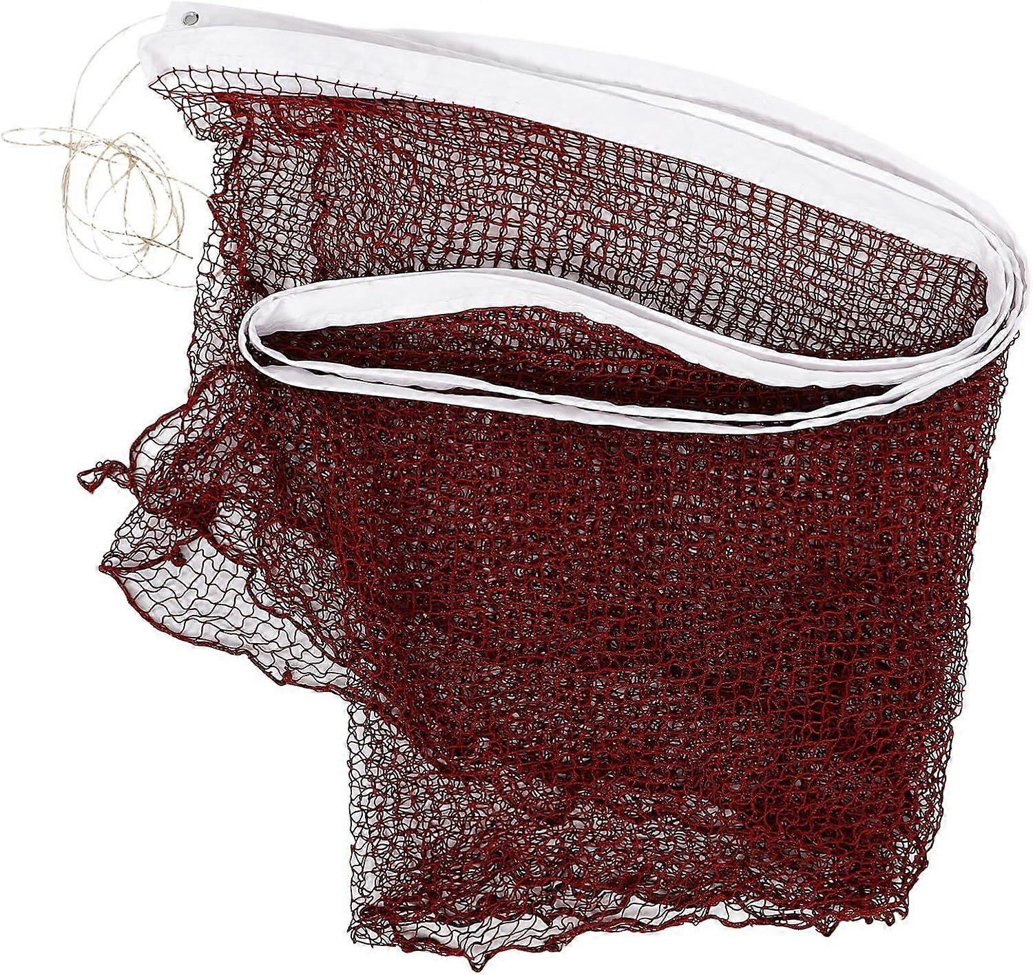 Badminton Net, Outdoor Indoor Sports Classic Badminton Replacement Net with Polypropylene Rope for Backyard Beach Garden Campus