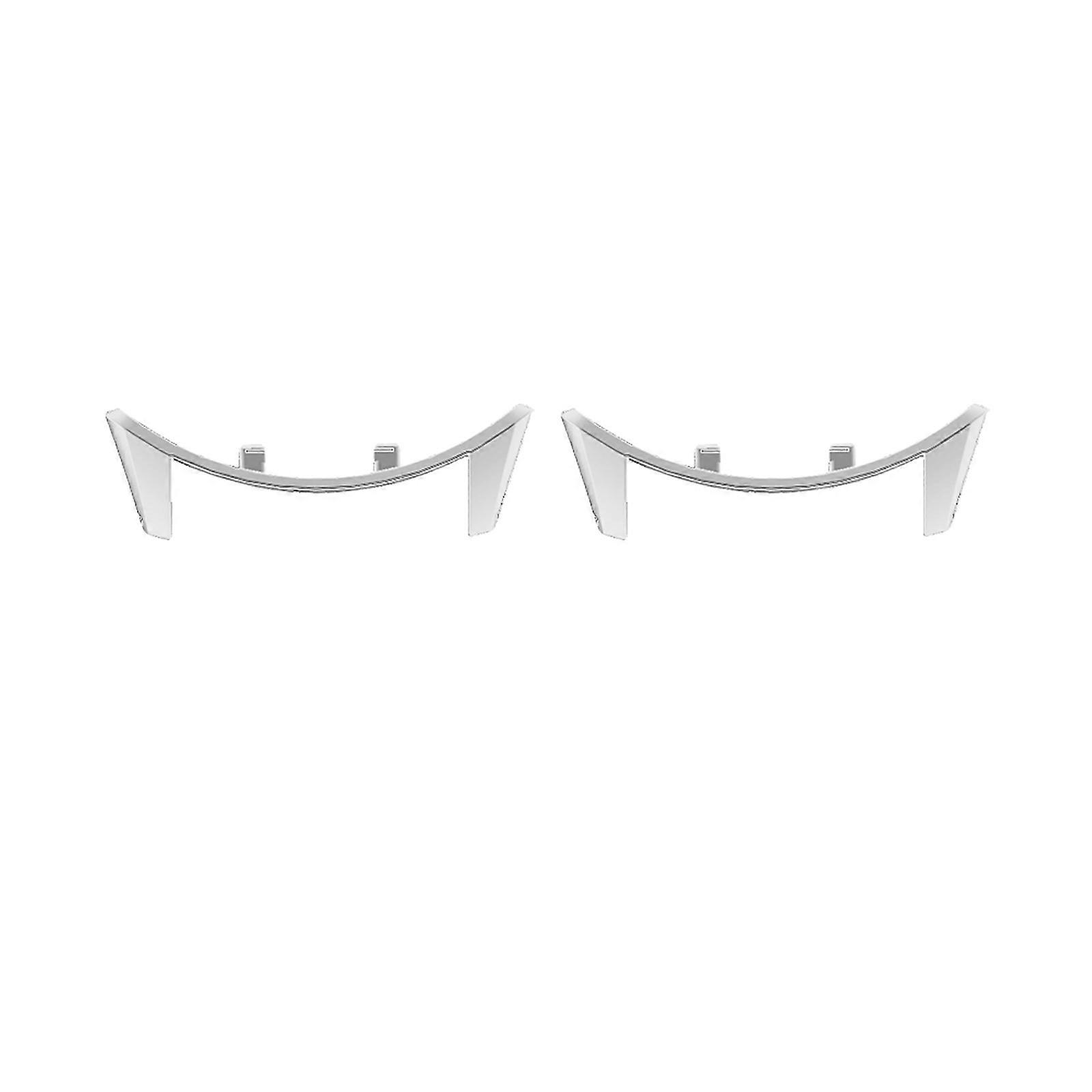 2x Wristband Connector Suitable for Watch 3 Wrist Strap Link Attachment Adapter Clasp Band Strap Quick Release Headgrain  Silver