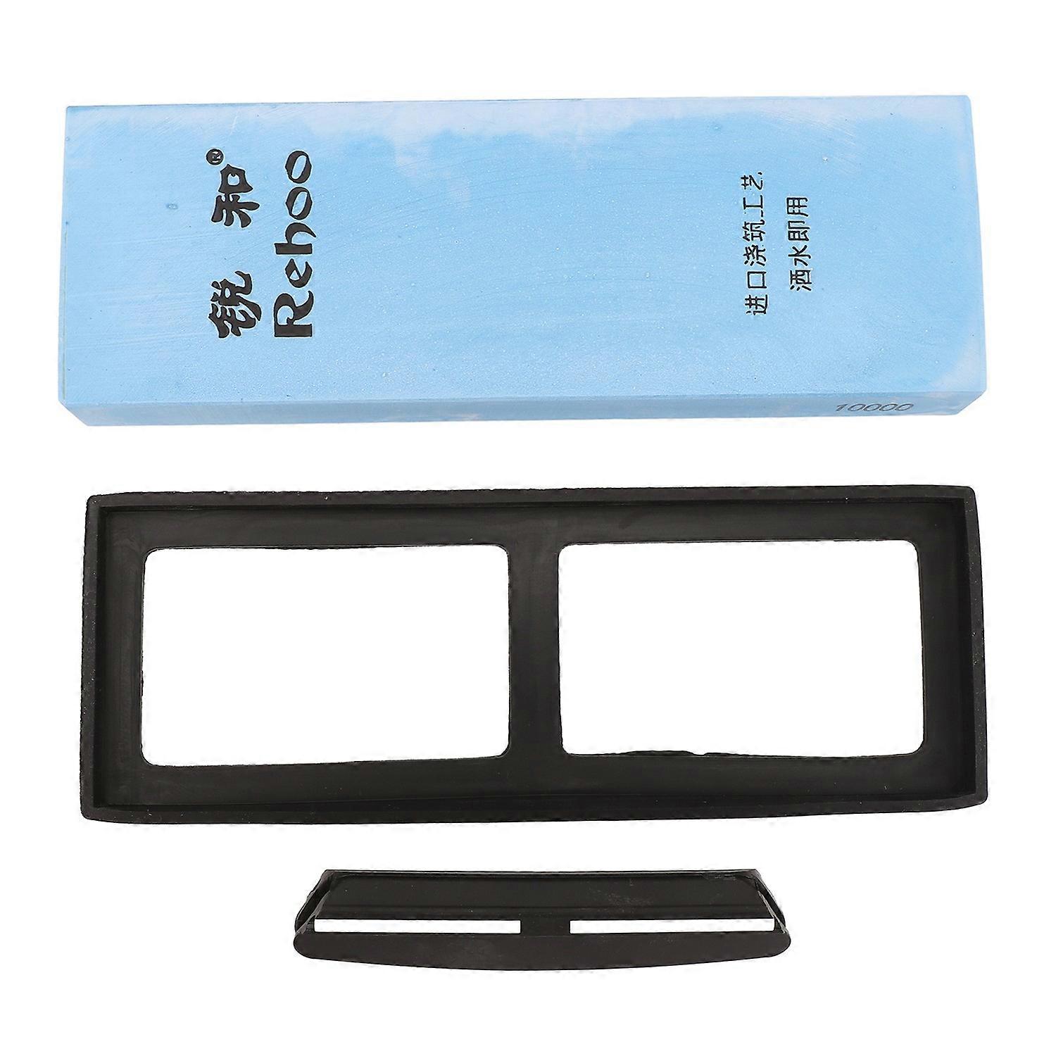 Sharpening Stone Pouring Process Polished Easy to Use Practical Whetstone for Kitchen 10000 Grit