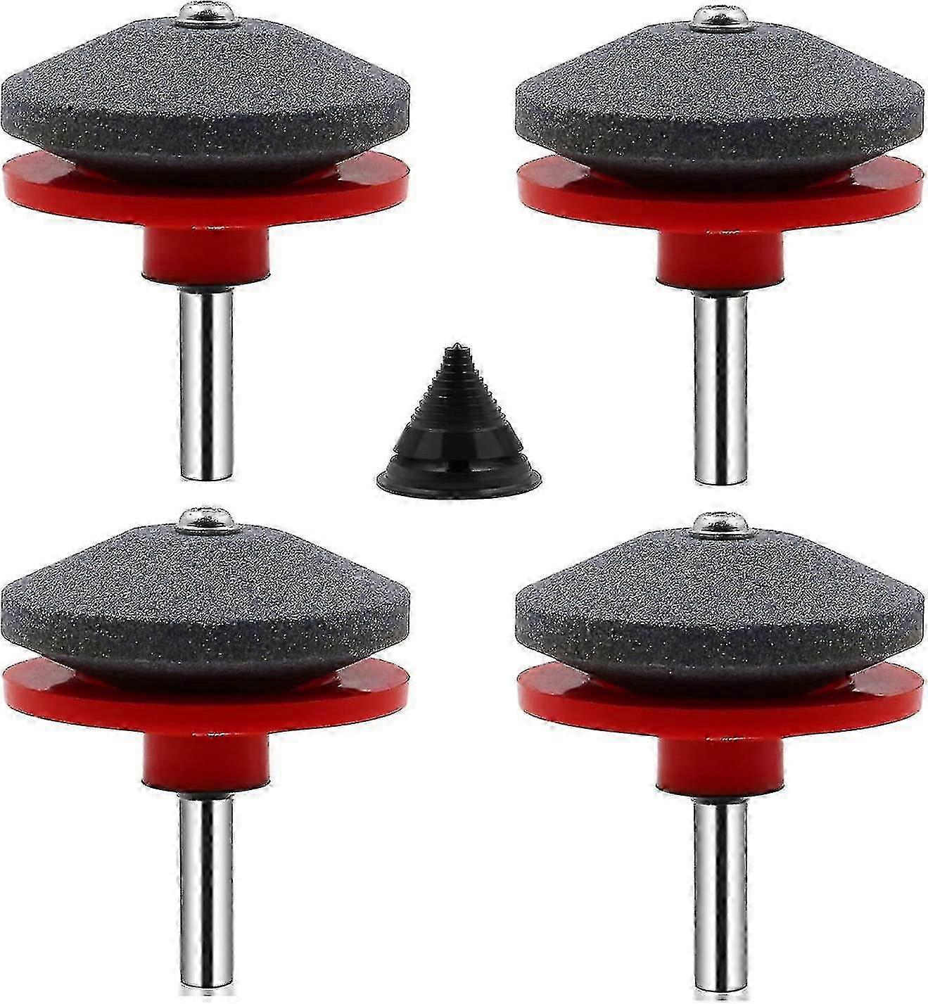 Universal Lawn Mower Blade Sharpener Kit - 4-Piece Garden Tool Accessories & Gift