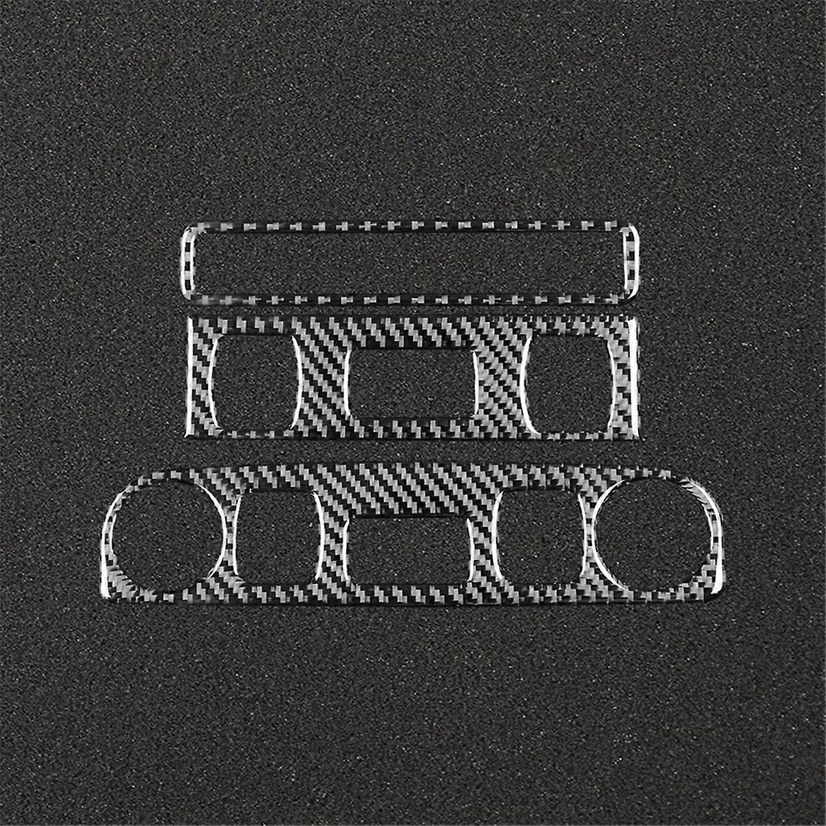 Carbon Fiber for TT 8N 2001-2006 Car Roof Reading Light Panel Cover Trim Decals Sticker Interior Acc