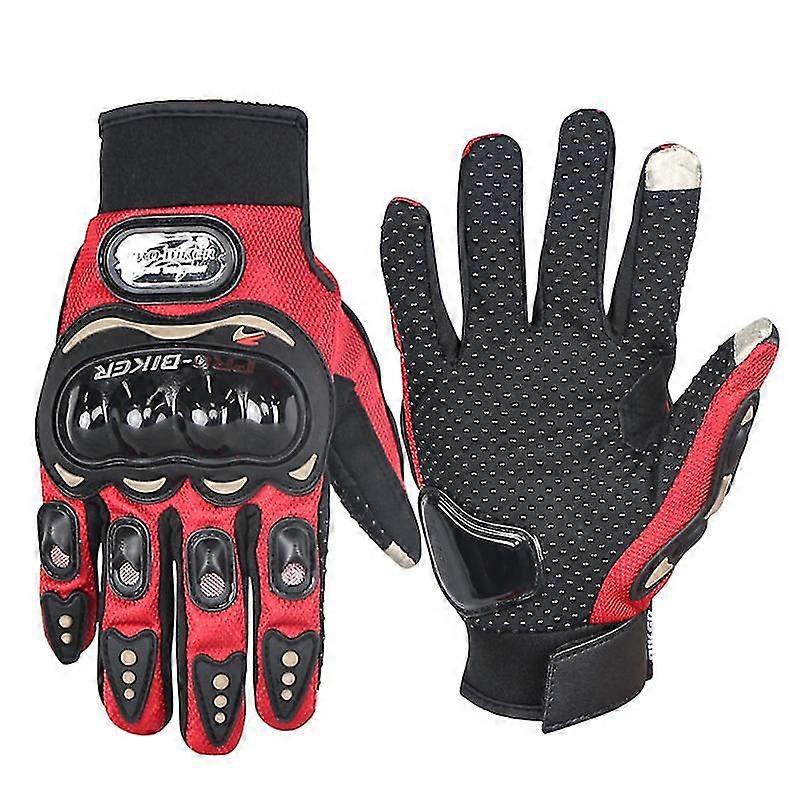 Motorcycle Gloves Red
