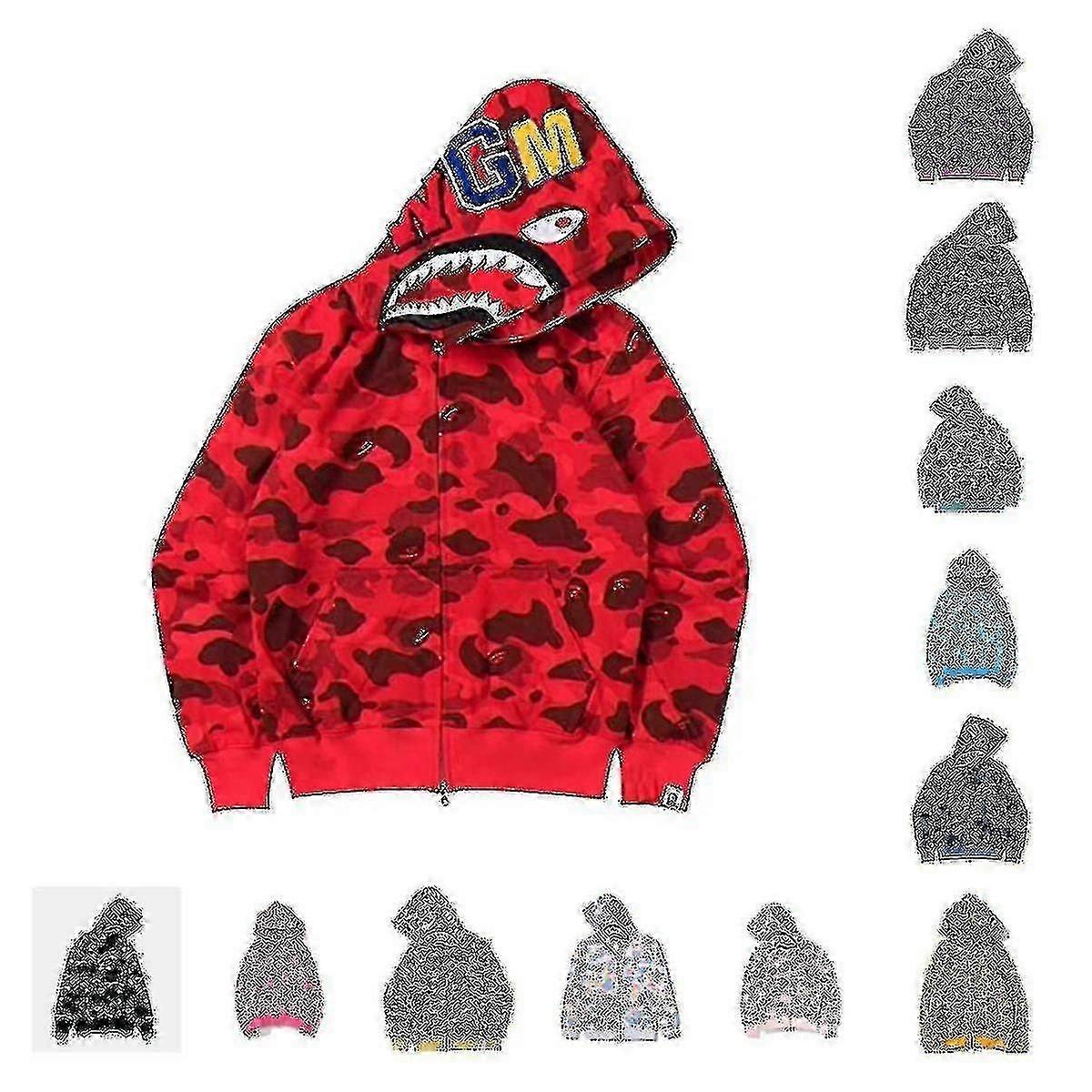 "Felpa con cappuccio con cerniera completa Giacca da uomo con cappotto-xdd"