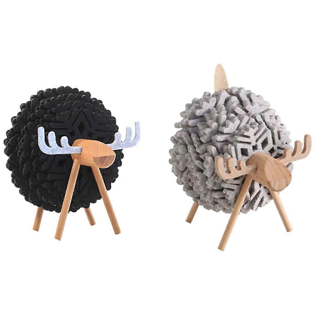 Sheep Shape Coasters Cup Pads Coasters Insulated Round Felt Cup Mats