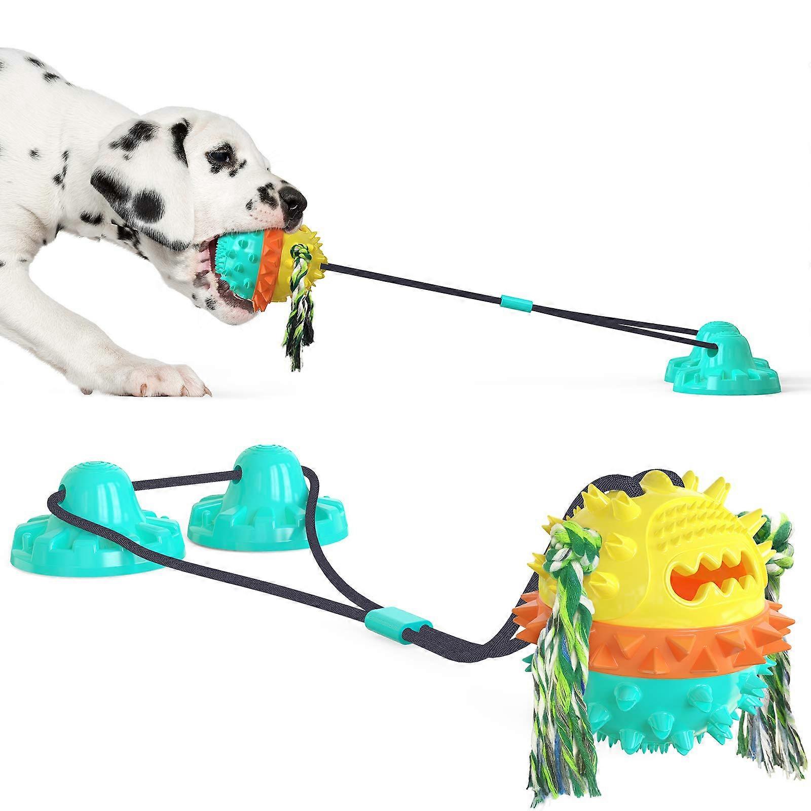 Interactive Indestructible Dog Toys for Teething and Tug of War