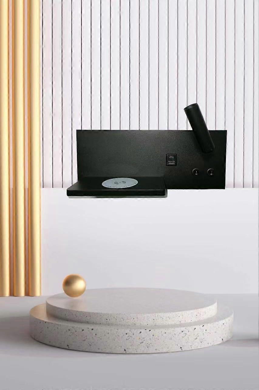 Wall Mounted Reading Light Hardwire or Plug in Installation Multifunctional Wall Sconce