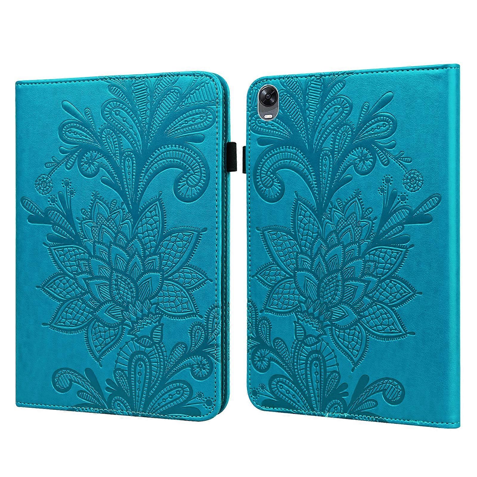 Lace Flower Embossing Pattern Leather Tablet Case For OPPO Pad