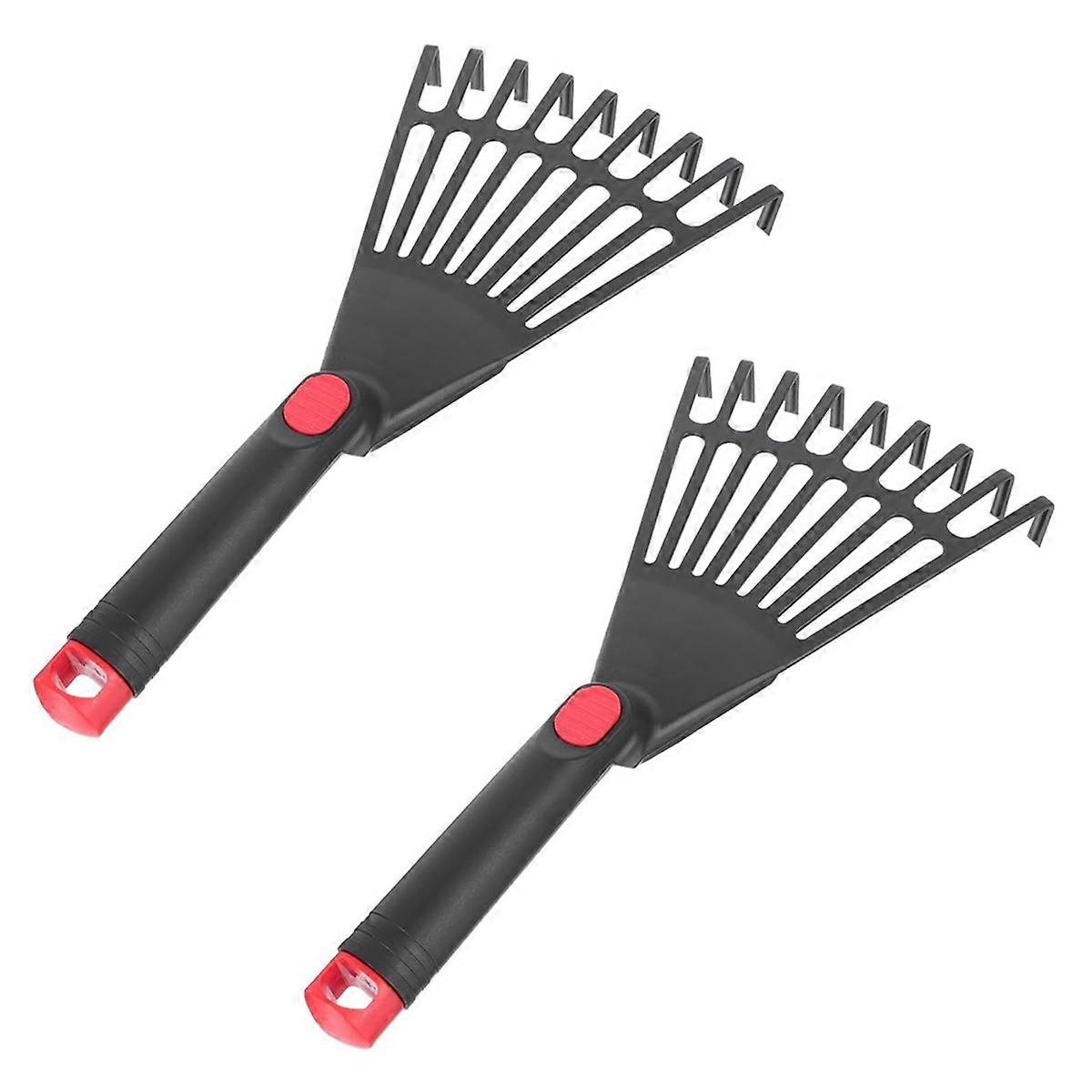 Gardening Hand Rake, Plastic Handheld Rake Gardening Hand Tool