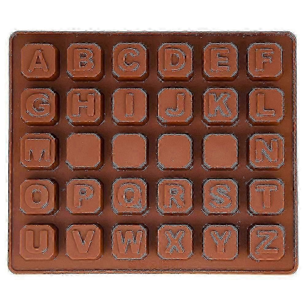 Alphabet Silicone Mold Praline Mold