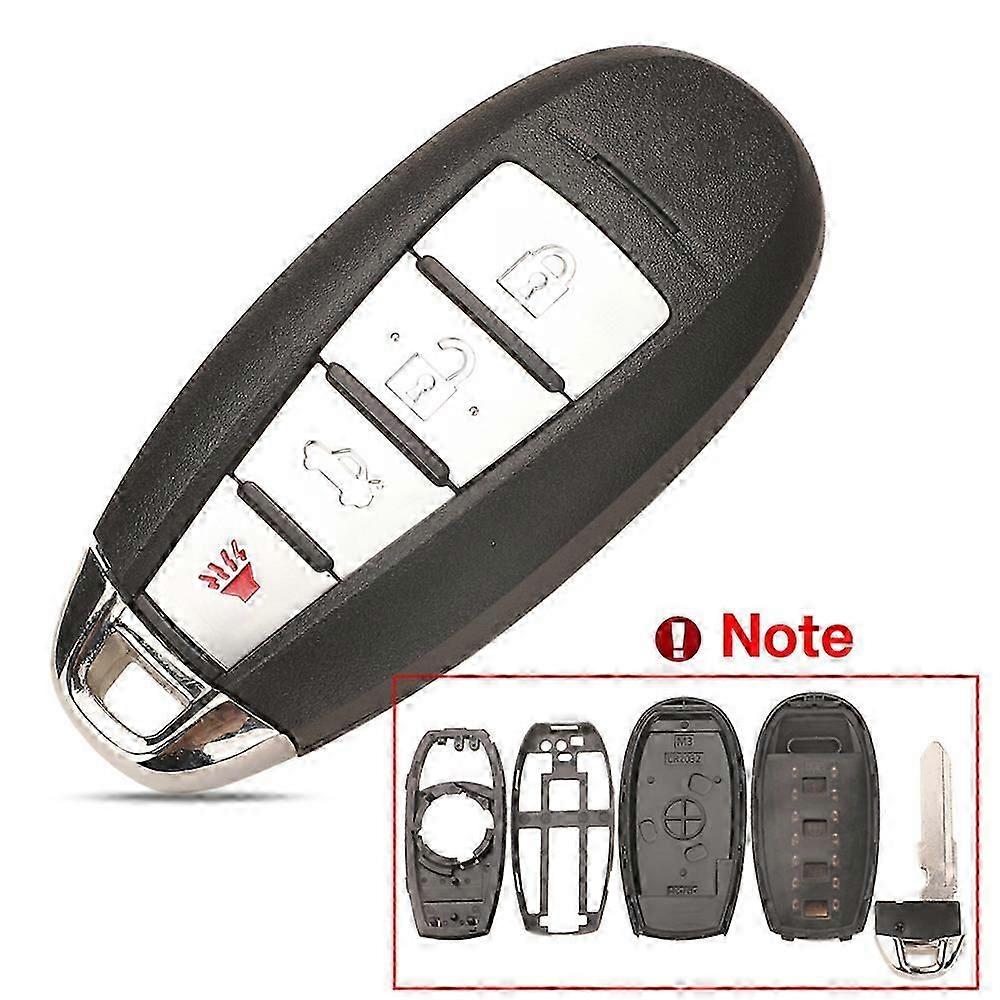Jingyuqiin 2/3/4 Buttons Remote Car Key Shell Case For Suzuki Swift Kizashi Sx4 Vitara Remote Key Housing Replace With Small Key