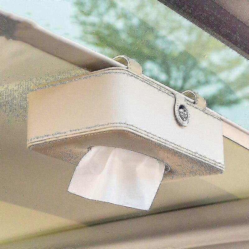 Facial tissue holders car visor tissue holder