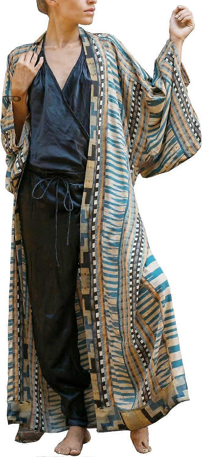 Damen Boho Cardigan Beach Kleid Cover Up