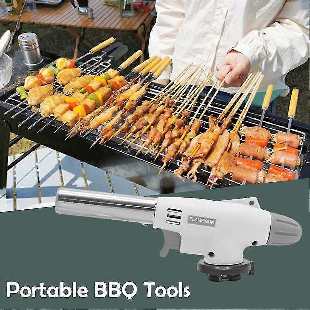 Camping Gas Torch Flame Gun Portable Welding Fire Maker Lighter Butane Burne