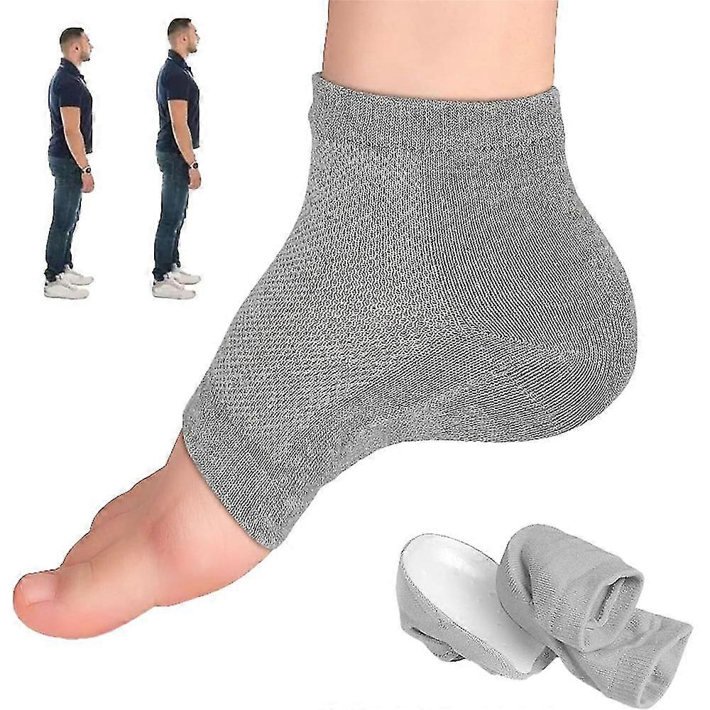 2,5/3,5 cm Rizzsoles Height Max-strumpor, osynlig design Rizzsoles Height Max-inlägg, andningsbara höjdökande inlägg