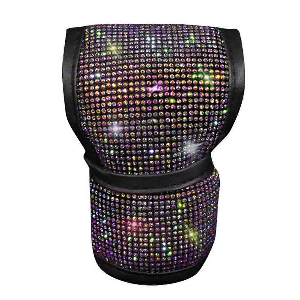 Universal Rhinestone  Accessories Steering Wheel Cover Car Decor Set