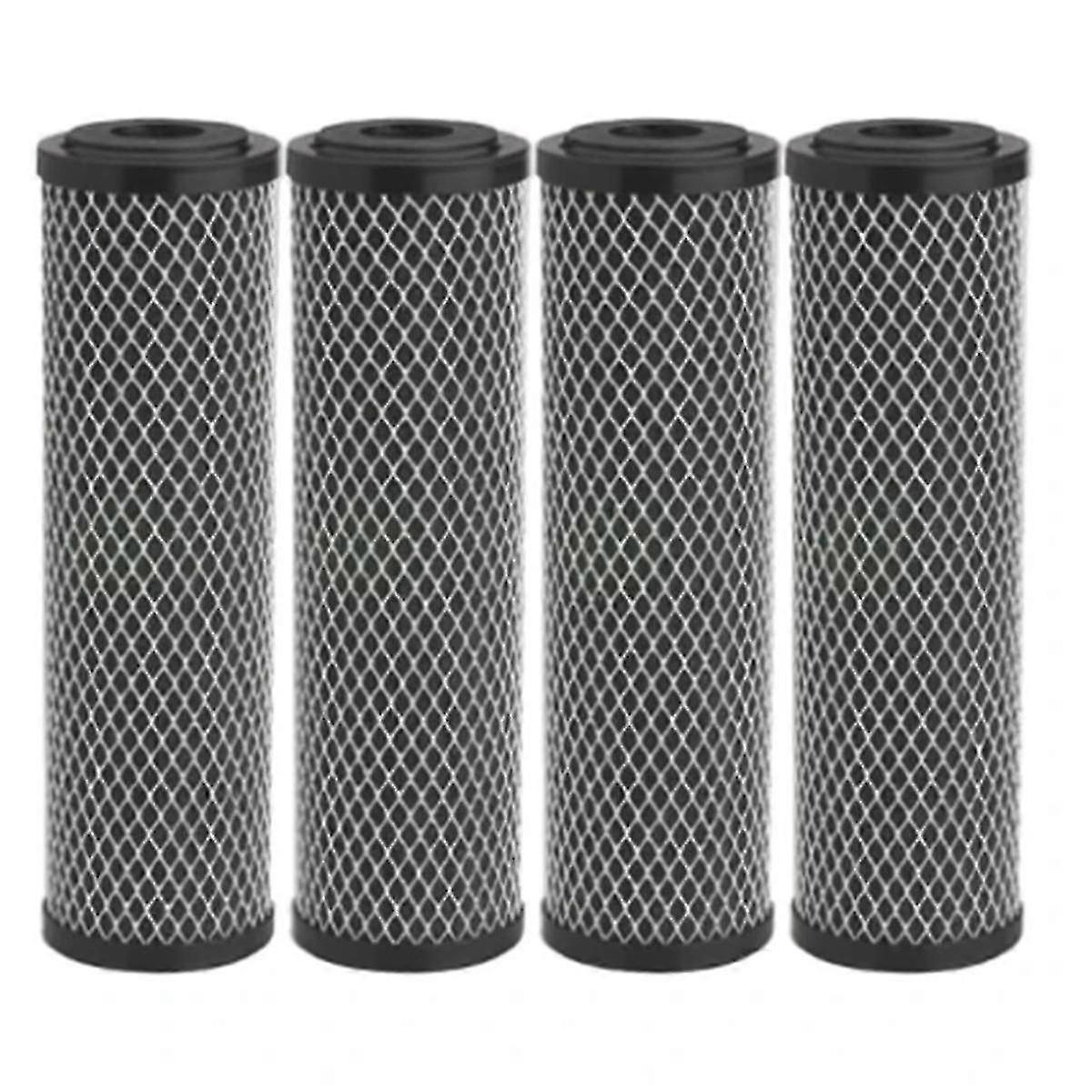 Filtre à eau de carbone de remplacement 10 pouces 4pcs pour l’amélioration du goût