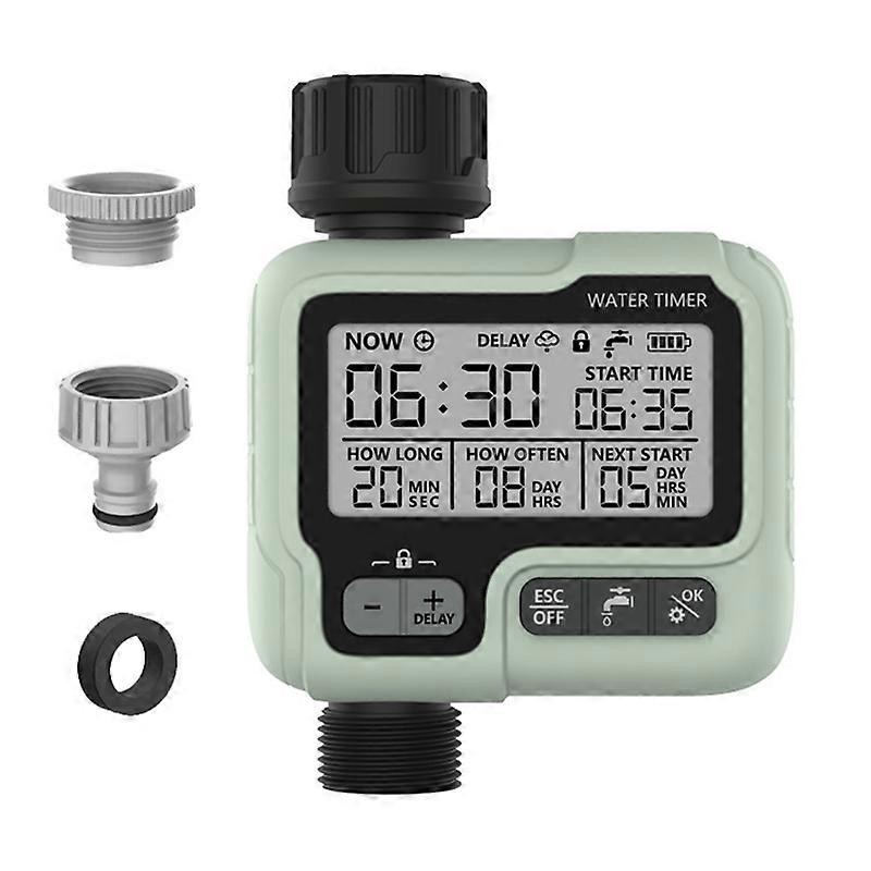Digital Sprinkler Timer, Programmable Water Timer for Yard, Lawns A