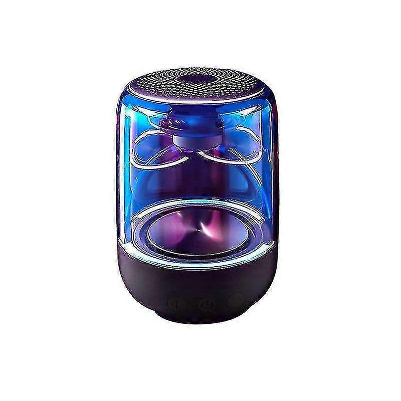 Portable Wireless Audio, Computer Led Rgb Color Gradient Light Bluetooth Speaker.