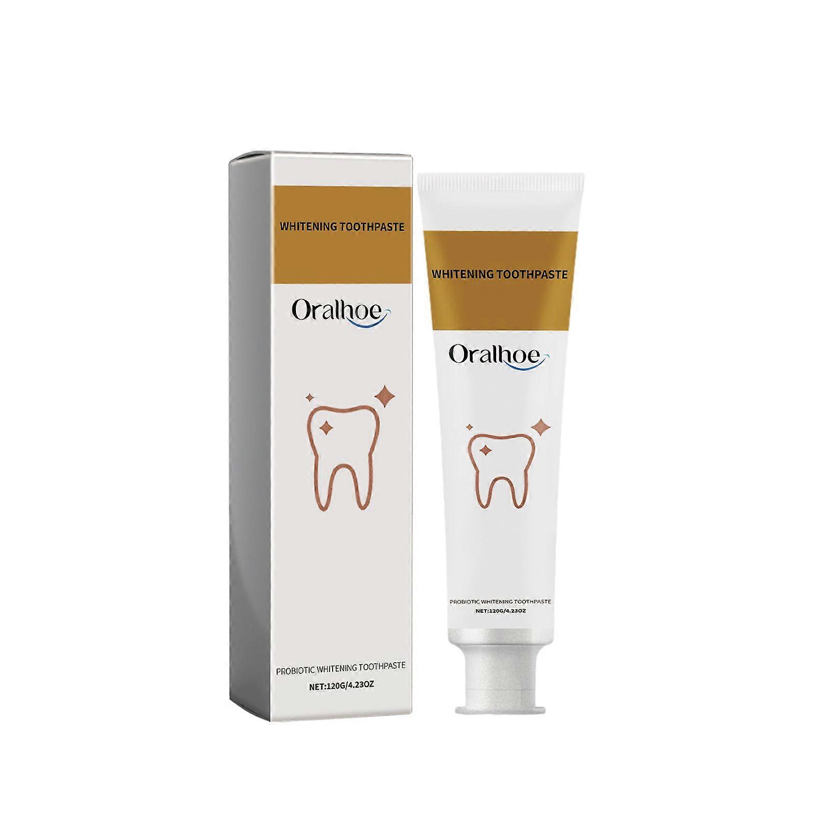 Professional Ultra Whitening Toothpaste - Sensitive Teeth Whitening Toothpaste with Sodium Fluoride & Hydrogen Peroxide, Vegan
