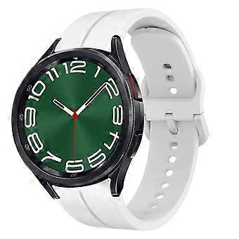 För Samsung Galaxy Watch 6 Classic 43mm 20mm Loop Silikon Klockarmband