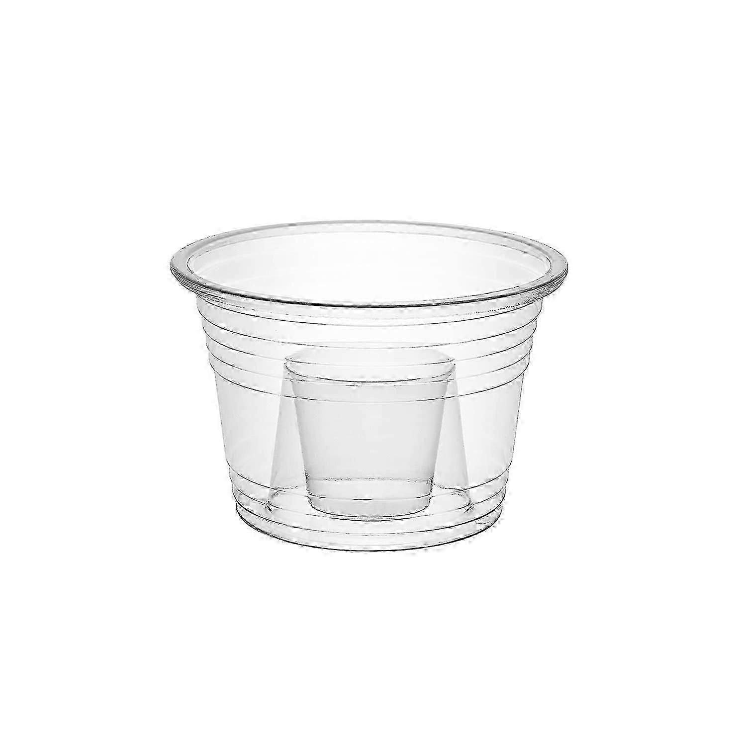 Soft Plastic Bomber Cups, 3oz, 100-Pack, Jager Blaster Power Bombs, Clear