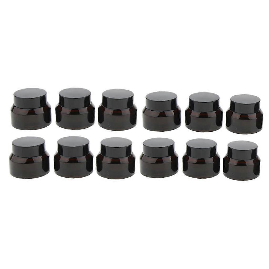 Amber Cream Lip Balm Container Jar Empty Container