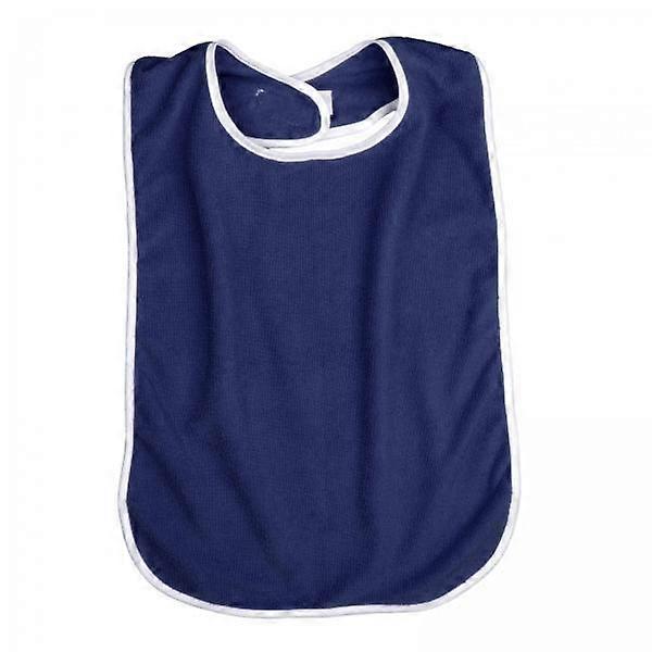 2 Mealtime Bib with Adjustable Strap Clothing Protector Navy