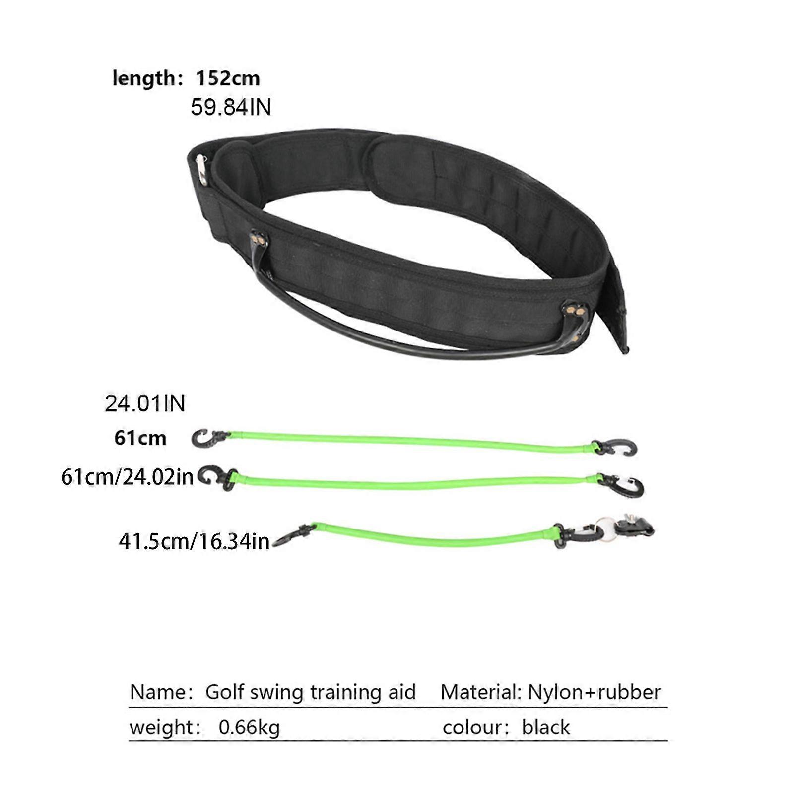 Golf Swing Training Aid Waist Band Motion Correction Practicing Guide Belt Correcting Tools Posture Correction Belt
