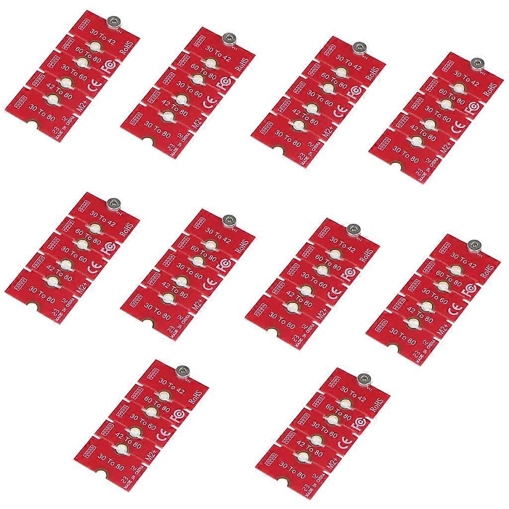 NGFF NVME M2 M2PLUS 2230 to 2280 Adapter Card 2230, 2242, 2260, 2280 Extended Transfer Long Size Change for M.2 U.2 M3 M.3 SSD (10Pcs)