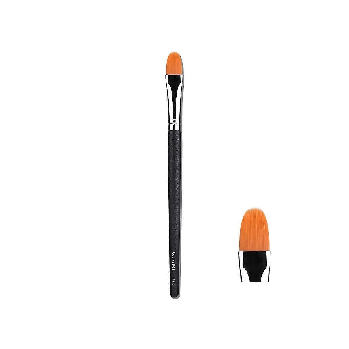 Makeup Concealer Brush No.7 K-Beauty Soft Synthetic Bristles for Flawless Coverage Made in Korea