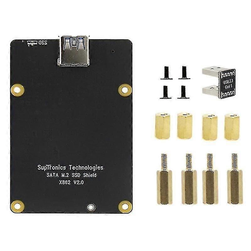 Compatible With Raspberry Pi 4th Generation B Type X862 M.2 Ngff Expansion Board